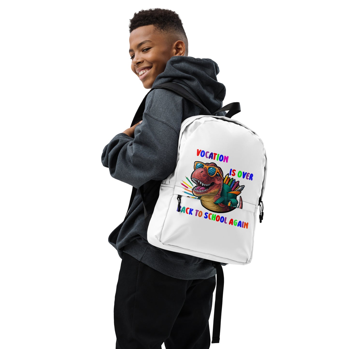 vacation is over, Back to school again , First Day Of School , kids , teacher gift , 1st Day Of School backpack