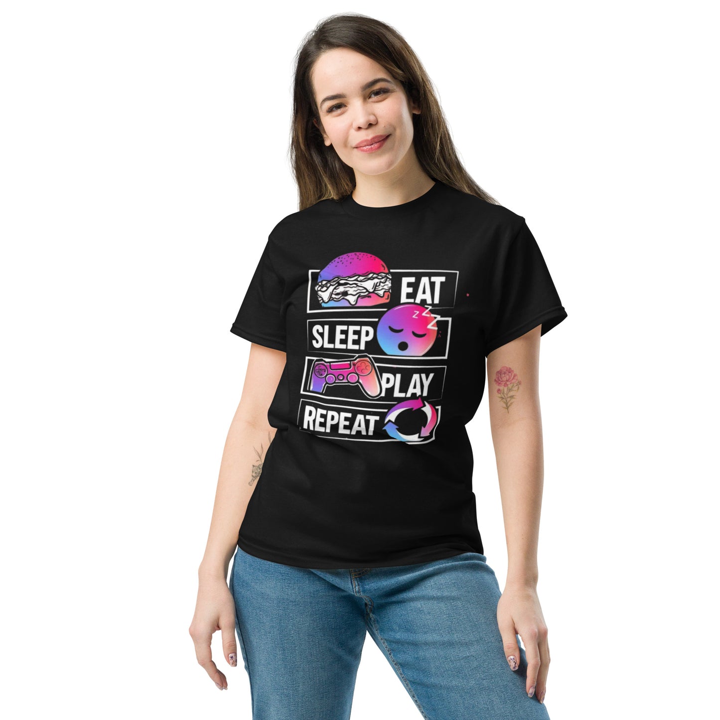 EAT, SLEEP, PLAY, REPEAT T-SHIRT FOR PLAYERS